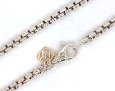 David Yurman 3.6mm box chain necklace