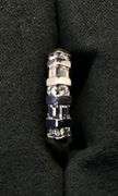 14K WHITE GOLD NATURAL DIAMOND WEDDING BAND
