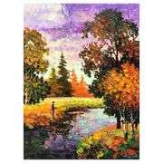 Fishing Along by Antanenka Original