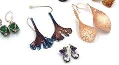 6 Pairs of 925 sterling silver earrings