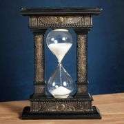 Egyptian Winged Sun Columns Hourglass
