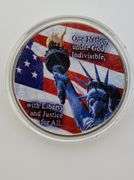 2002/2004 9-11 American Silver Eagle Colorized Silver Coin Set