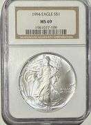 Frosty 1994 NGC MS 69 Silver Eagle