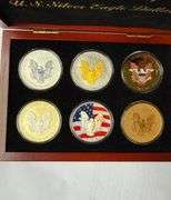 Visions of Liberty US Eagle Silver Dollars. Postal Comm Society Issue