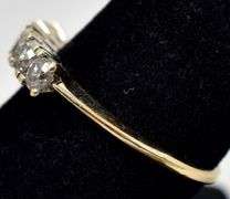 Stunning 14K Yellow Gold Diamond Ring