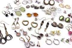 Group lot of Vintage 925 sterling silver earrings