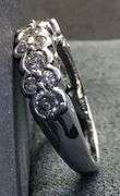 14K WHITE GOLD NATURAL DIAMOND WEDDING BAND