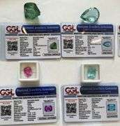 Collection of 13 Gemstones with Certificates