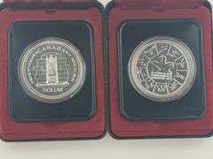 1977 Jubilee & 1978 XI Games Silver Canadian Dollars