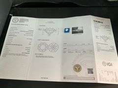 I.G.I CERTIFIED 3.25 ROUND BRILLIANT CUT LAB GROWN DIAMOND