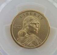 2017-S Native American Dollar Enhanced UNC, FDOI - PCGS SP70