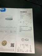 I.G.I CERTIFIED LOOSE DIAMOND 10.07 CARAT LAB GROWN EMERALD CUT F-VVS2