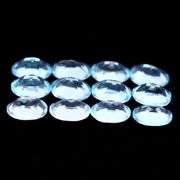 Matched! 12 piece 11.95ct glittering sky blue Topaz set