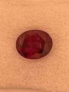CERTIFIED NATURAL RUBY RED IDEAL CUT OVAL