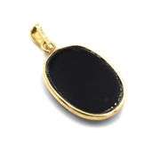 14kt Yellow gold laser cut cameo charm pendant