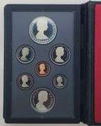 1985 Canadian Proof Set With National Parks Silver Dollar