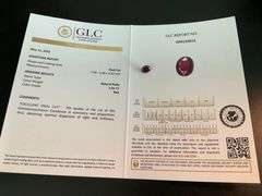 CERTIFIED NATURAL RUBY RED IDEAL CUT OVAL