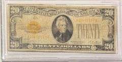 Series 1928 Only Small Size $20 Gold Certificate