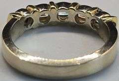 14K Yellow Gold Baguette Cut Diamond Ring