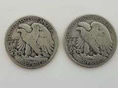 1941 P & D Walking Liberty Half Dollars
