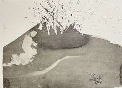 Highly Collectible and Rare Salvador Dali Original Lithograph from the 'Biblia Sacra' Suite