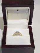 1.16ctw F, VVS1 lab grown diamond with 14k gold ring