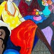 Chit Chat by Tarkay (1935-2012)