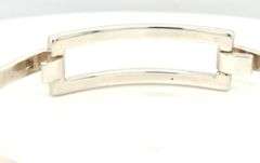 Tiffany & Co silver rectangle bangle bracelet