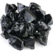 Rough Natural Black Obsidian Stones Raw Crystals