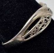 Diamond Band Ring in Sterling Silver