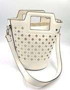 White Lattice Purse