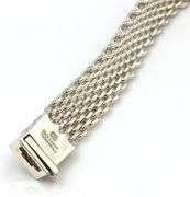 925 Sterling silver Tiffany & Co somerset mesh necklace