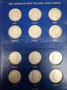 1948-1963 Complete Franklin Half Dollar Album
