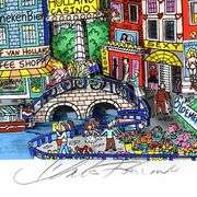 Alluringly Amsterdam (Red) by Fazzino