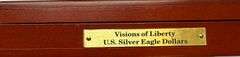 Visions of Liberty US Eagle Silver Dollars. Postal Comm Society Issue