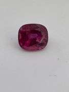 CERTIFIED NATURAL RUBY RED EXCELLENT IDEAL CUT CUSHION