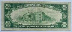 $10 NY National Currency 1929 Series Note