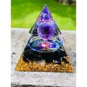 Orgone Amethyst Crystal Pyramid