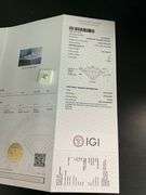 I.G.I CERTIFIED 3.56 CARAT ROUND BRILLIANT CUT DIAMOND