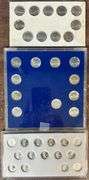 2 Gem BU Silver Jefferson War Nickel Sets & Mercury Dime short set