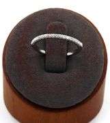 Platinum 0.15ctw shared prong diamond band