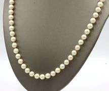 8mm Fresh water pearl strand necklace