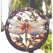 Dragonfly Stained Glass Suncatcher