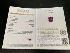 CERTIFIED NATURAL RUBY RED EXCELLENT IDEAL CUT CUSHION