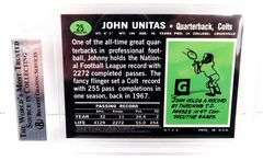 Johnny Unitas Football Card, 9 Mint