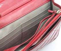 Chanel red patent leather mini single flap handbag
