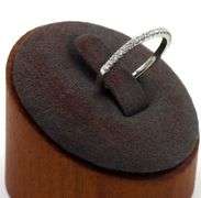 Platinum 0.15ctw shared prong diamond band