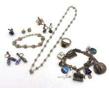 Group lot of Vintage 925 sterling silver jewelry