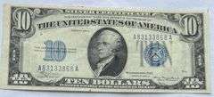 $10 1934A Silver Certificate