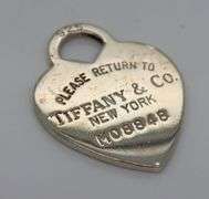 Tiffany & Co heart tag charm pendant